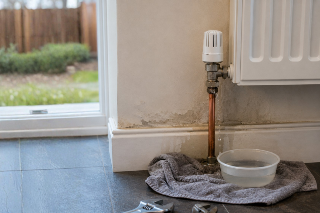 central-heating-radiator-valve-leak-repair-aylesbury